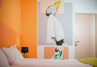 Отель Jam Hotel Hnatyuka Львов Бюджетный двухместный номер с 1 кроватью-20